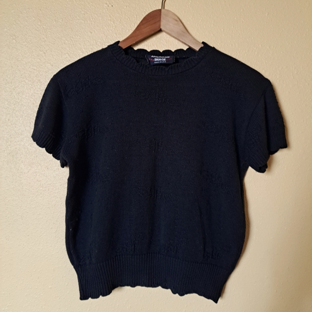 Vintage short sleeve knit
